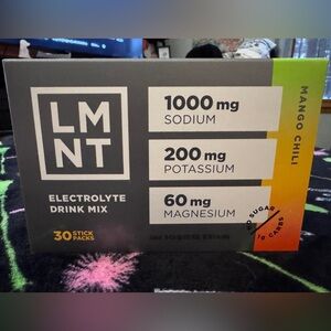 LMNT Zero-Sugar Electrolytes - BRAND NEW- 29 sticks- Mango Chili